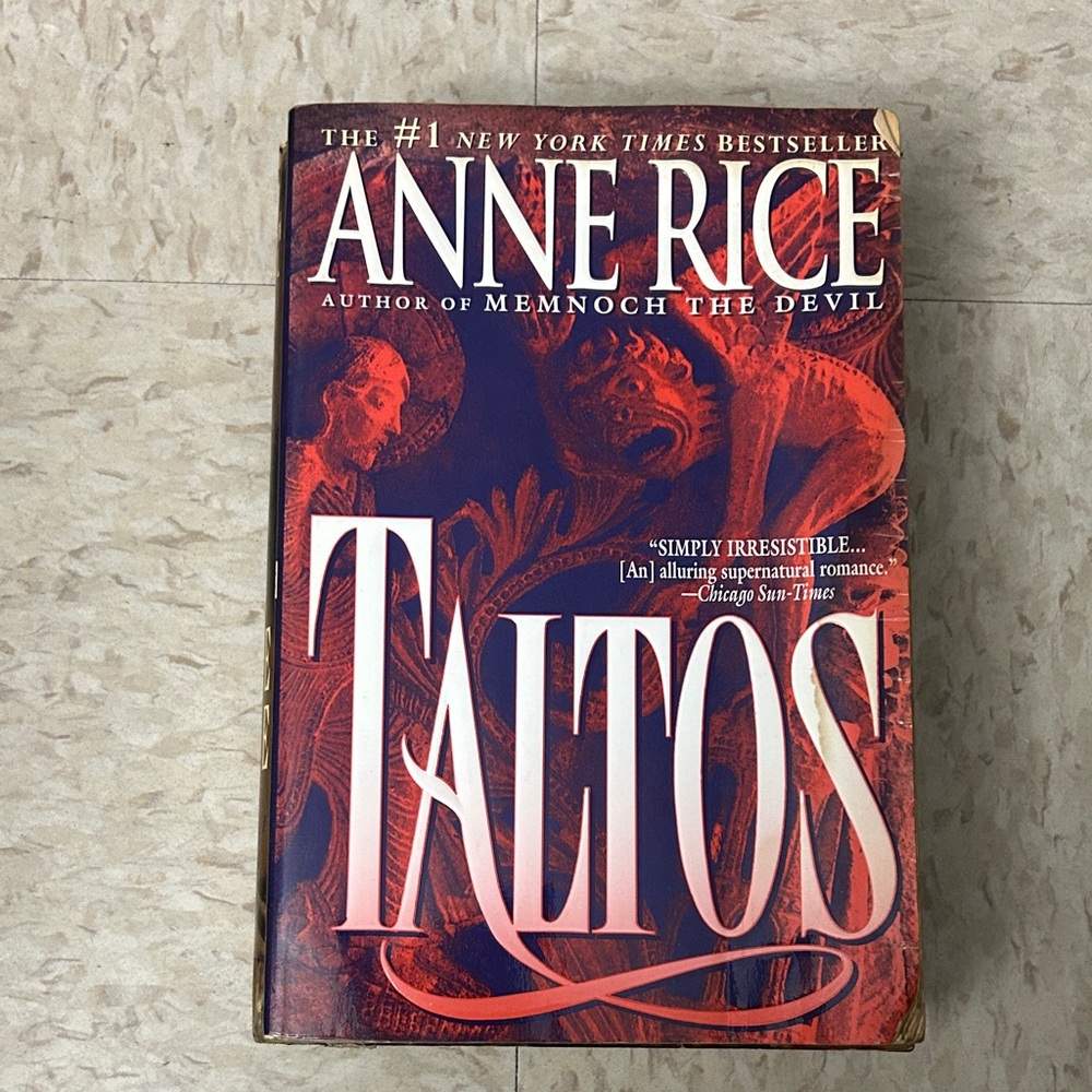 Anne Rice 'Taltos' Hardcover Book